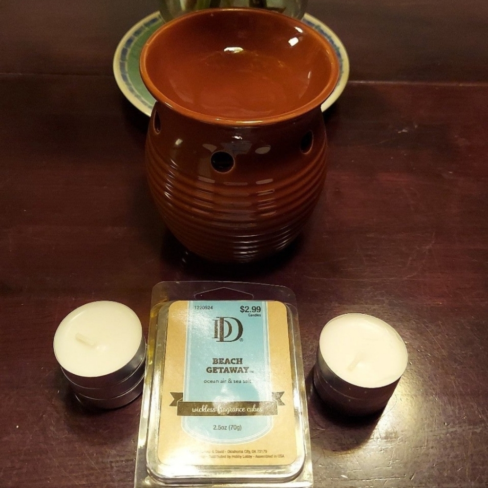 Yankee Candle Beehive Wax Warmer & Beach Getaway Wax Melts Bundle RETIRED 2012!